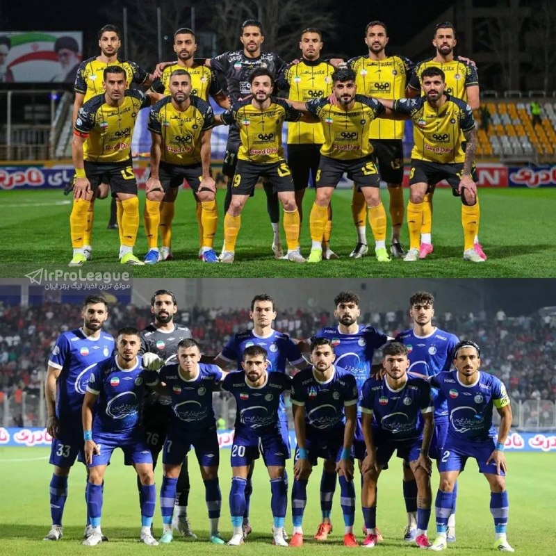 لیگ برتر | IrProLeague: 💙🔻ارزش ترکیب استقلال : 12/55 میلیون یورو و میانگین سنی تیم 24/8💛🔻ارزش ترکیب سپاهان : 13/93 میلیون یورو و میانگین سنی تیم