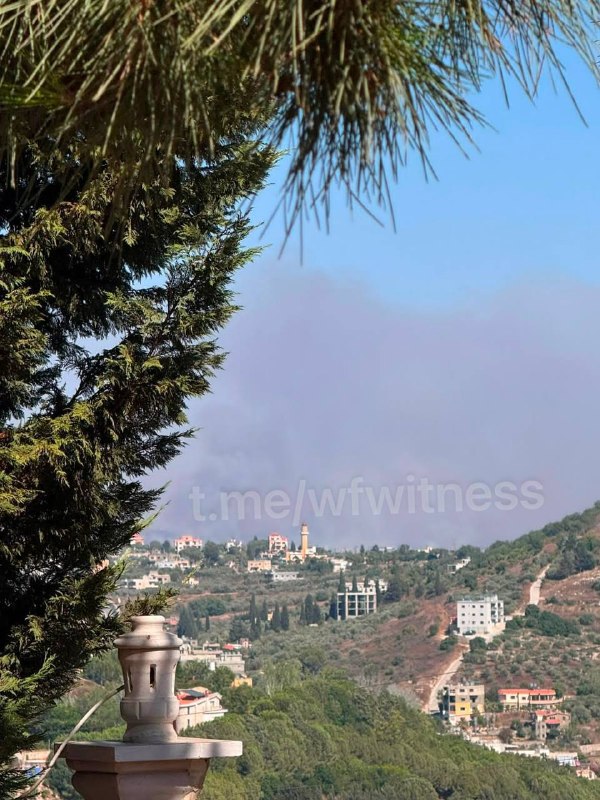 ️🇮🇱🇱🇧 לפני זמן קצר, תקיפת מזל"ט ישראלית ביצעה את העיירה טבנית שבדרום לבנון.