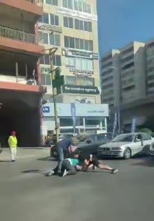 🏴האבקות בסגנון חופשי באמצע הרחוב בג'ל אל דיב&33;