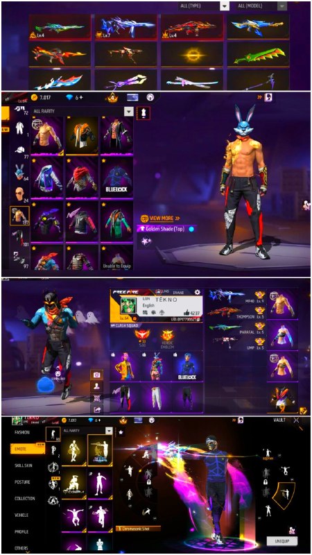 دنیای اکانت فری فایر freefire: 8380. Gh