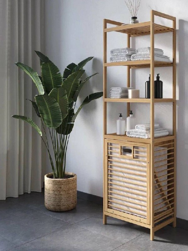 Этажерка в ванную порядок и эстетика Она идеально вписывается в эко-интерьер и выглядит как полноценная мебель, а не просто утилитарный предмет. Пр... - изображение 2 - порядок, telegram, view