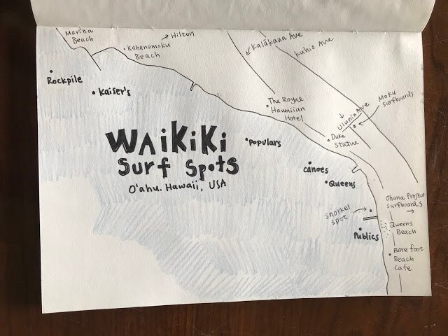 夏威夷浪點(1): 歐胡島. 檀香山. 威基基 Hawaii waves(1): Honolulu Waikiki