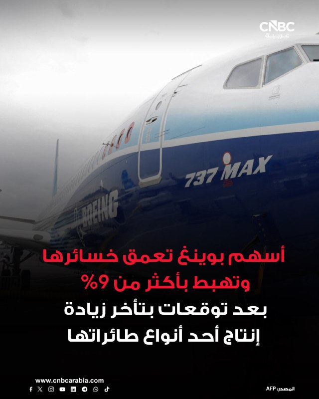 מניית בואינג מעמיקה את ההפסדים ויורדות ביותר מ-9% במהלך המסחר בוול סטריט זאת לאחר שהחברה הודיעה כי היא לא צ…