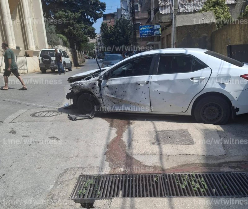 ️🇱🇧🇮🇱 תקיפת מזל"ט ישראלית מכוונת למכונית בעיריית נבטי אל פאוקה, דרום לבנון.