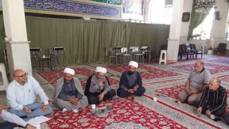 🍀ییلاق🍀ابرده🍀: 💠 جلسه هماهنگی برگزاری نماز جمعه این هفته در مسجد جامع ابرده علیا برگزار شد.🔹️ با حضور امام جماعت ، بسیج ، هیئت امنا و ا