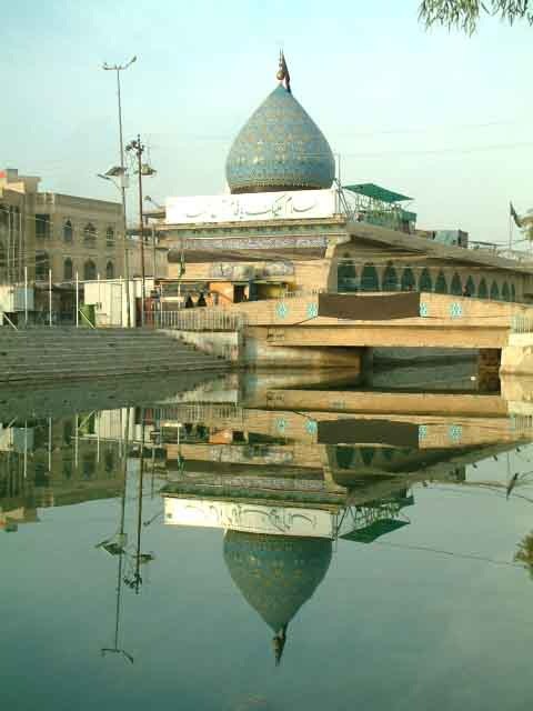 marandim: مسجدامام زمان(ع) درکنار رود علقمه(فرات) در کربلا