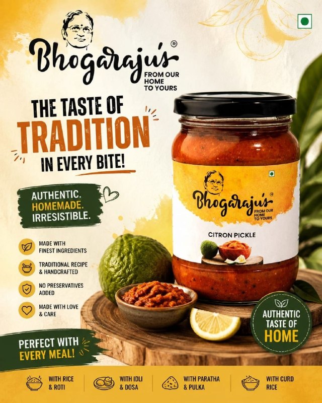 FREE Recharge Box: Hamara Mall By Bajaj: Bhogaraju's Citron Pickle 300g @ ₹115USE CODE: SPRING20https://bitli.in/kYaeg68P.C: Amz Selling @2