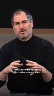 ה-CIA עזר בחשאי לשמור על החברה של סטיב ג'ובס בחיים.