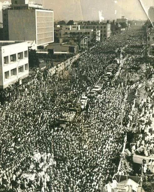 The largest funeral in human history wasn't for an emperor or pope.