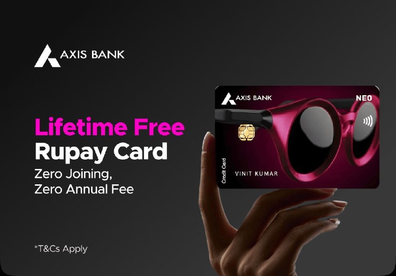 FREE Recharge Box: 🔥 Apply Axis Neo RuPay Credit Card — Lifetime FREE!👉🏻 Apply Now: https://bitli.in/H5dWQfVBenefits:➤ Zero Joining & Annua