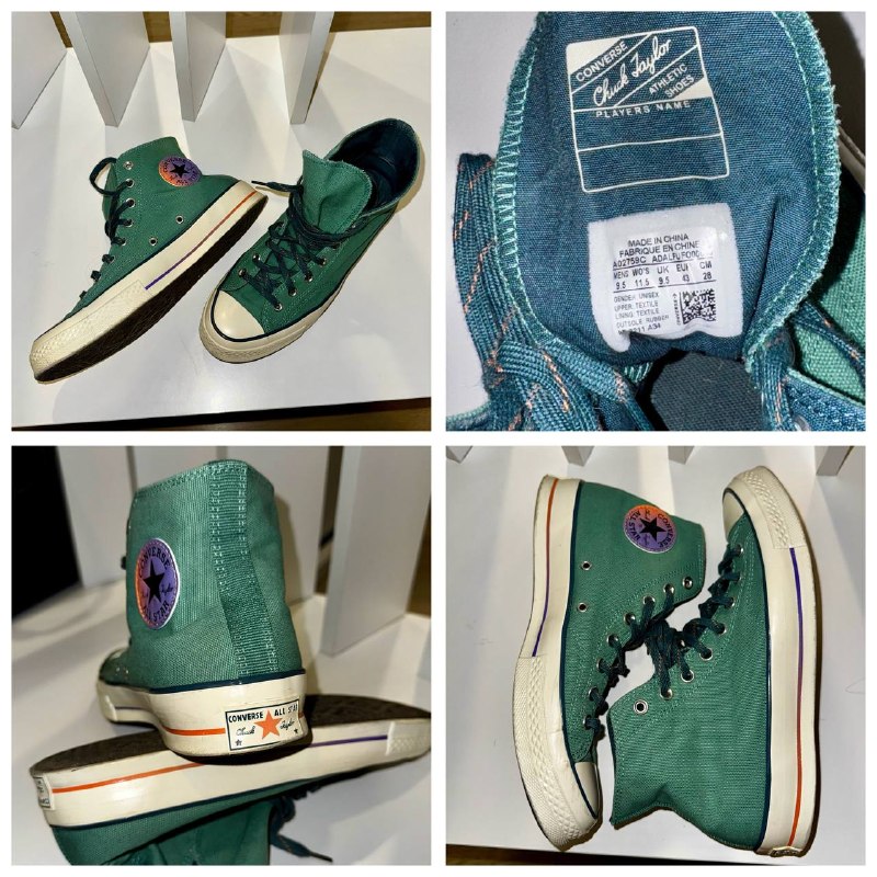 Кеды Converse оригинал унисекс новые uk9.5 eur43 cm28, заказывал с Farfetch (вышли по цене 340 gel) — фото 1