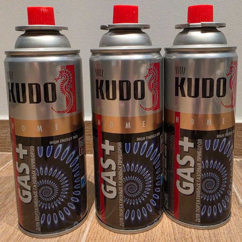 газовый баллон, туристический газ для горелки или плиты. Новые, ни разу не использовались, 220 грамм — фото 1