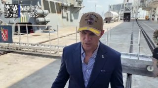 ️🇺🇸🇮🇷 שר המלחמה האמריקני פיט הגסת' אמר שהצי האמריקני יכול להמשיך לחסום את מיצר הורמוז כל עוד צריך:
