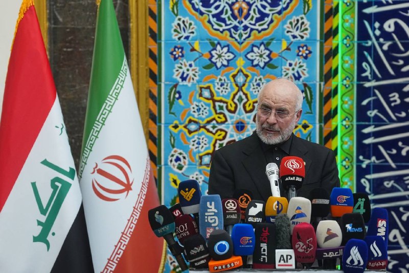 محمدباقر قالیباف: 📍پاسخ قالیباف به اقدام مشکوک حلبوسی |رئیس مجلس: همگان بدانند هر قدمی که دشمنان دو کشور برای دورکردن ما از همدیگر برداشتن