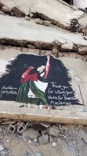 "Thank you for using your voice for Palestine."