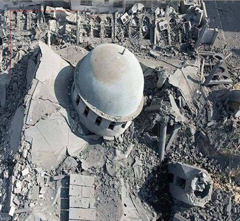 سراج۲۴: هویت‌زدایی از فلسطینی‌ها با تخریب عبادتگاه ۴ هزارساله و ۱۰۷۶ مسجد در غزه 🔹پیرمردِ ۴ هزار ساله در تهِ نقشه فلسطین نفس می‌