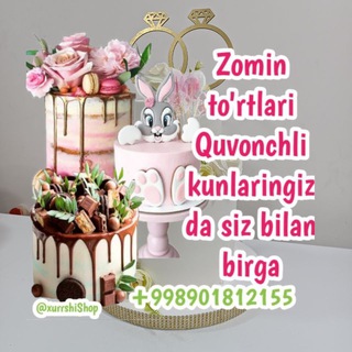 Zomin damashniy tortlar va turli xil shirinliklar🥰😍😍👍👍