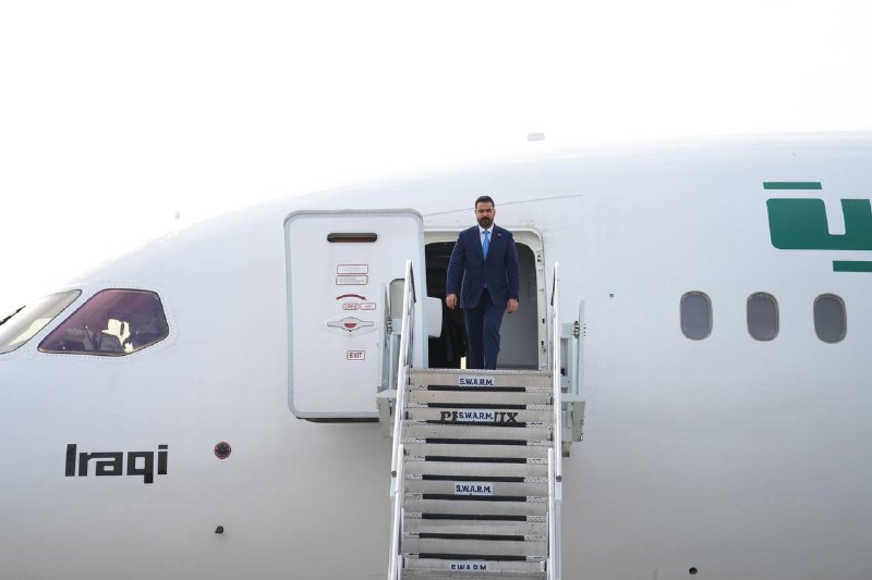رئيس مجلس الوزراء السيد علي فالح الزيدي يصل إلى مدينة هيوستن بولاية تكساس، ضمن زيارته الرسمية إلى الولايات المتحدة الأمريكية. ••••• المكتب الإعلامي لرئيس مجلس الوزراء 16-تموز-2026
