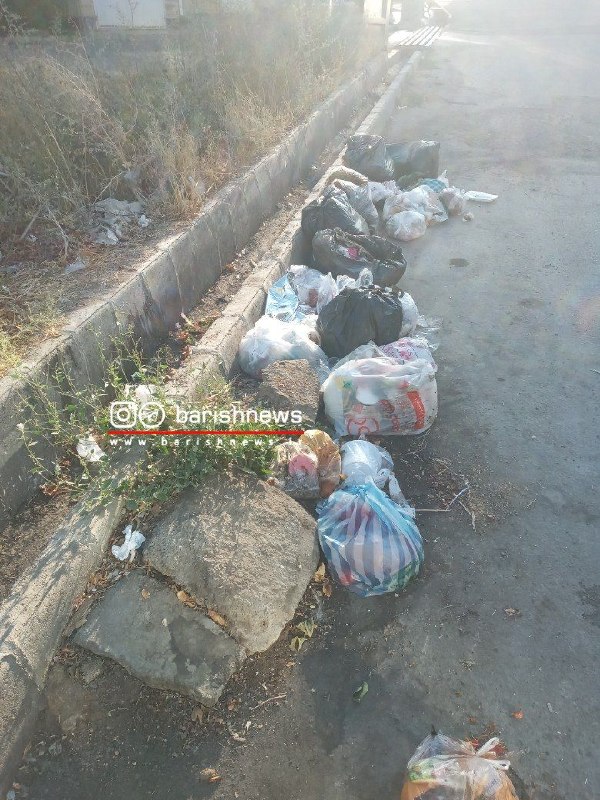 باریش نیوز: 🟥انباشت زباله در کوی کیوان؛ گلایه شهروندان از نبود سطل زباله◽️نبود سطل زباله در کوی کیوان، نبش کوچه ۱۱ باعث شده برخی شهر