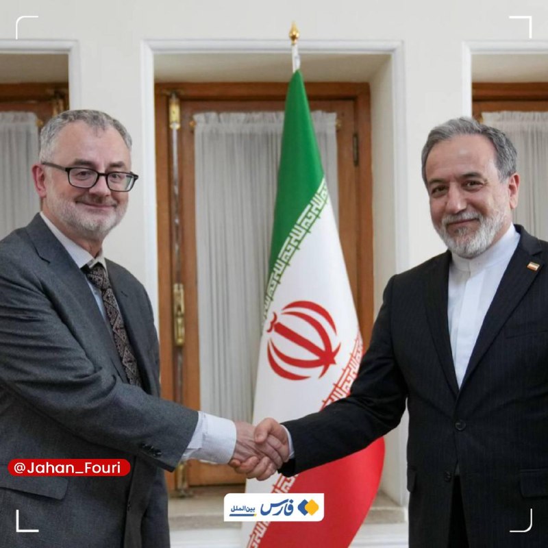 جهان بینالملل فوری🌍: تسلیم روانامه نماینده جدید دفتر توسعه سازمان ملل به عراقچی🔹نماینده جدید دفتر توسعه سازمان ملل متحدUNDP در ایران عصر امرو