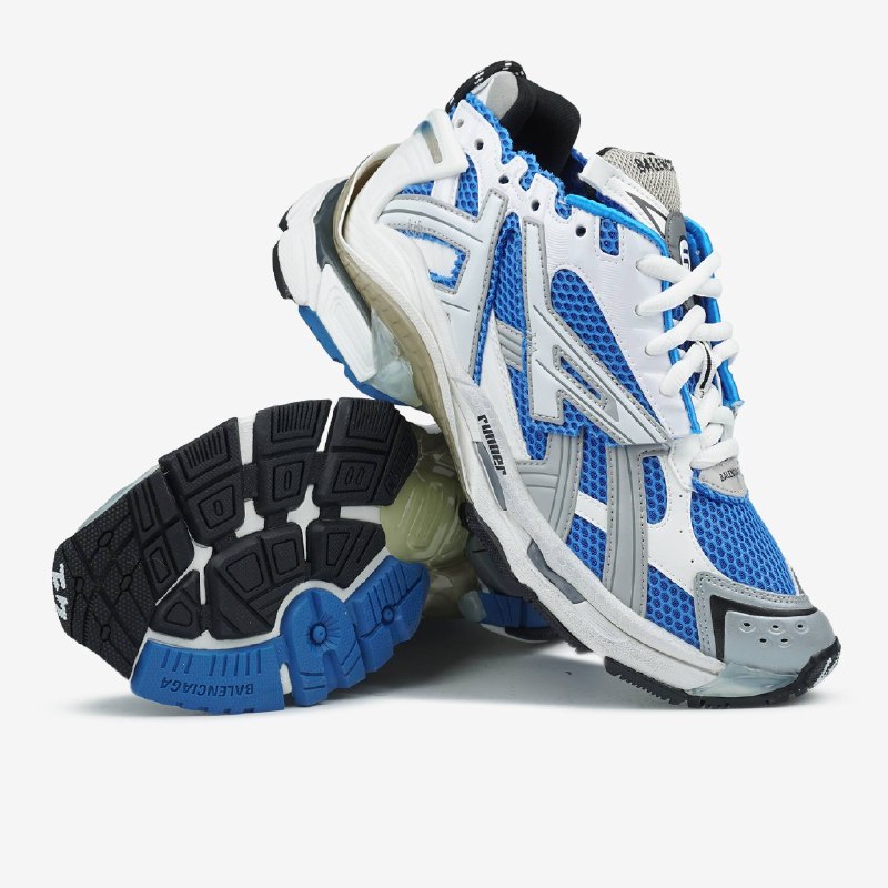 Balenciaga Balenciaga Runner White Blue, фото 2