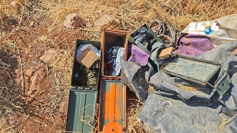 🇮🇱 כוחות המשטרה איתרו מצבור אמל"ח באזור בנימין. השוטרים ניסו לעצור חשוד ששהה במקום וזה בתגובה תקף אותם וא…