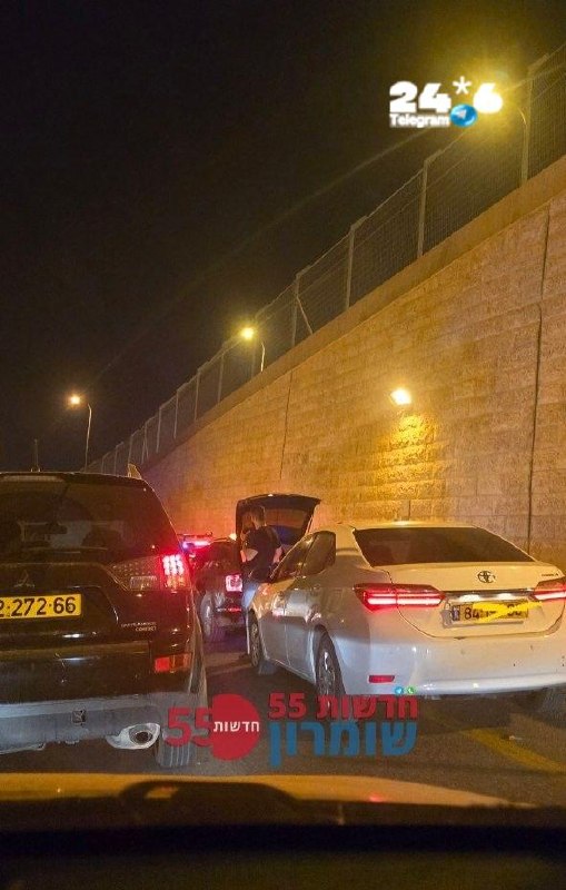 🇮🇱 עדכון למחלף אדם: שוטרי תחנת בנימין ביצעו מרדף אחר רכב חשוד, ייתכן וגנוב. הרכב נתפס וחשוד נעצר. הכביש נ…