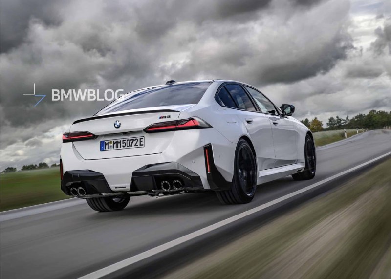 В сети появились рендеры обновлённой версии BMW M5 2028 — изображения созданы на основе шпионских сн 2