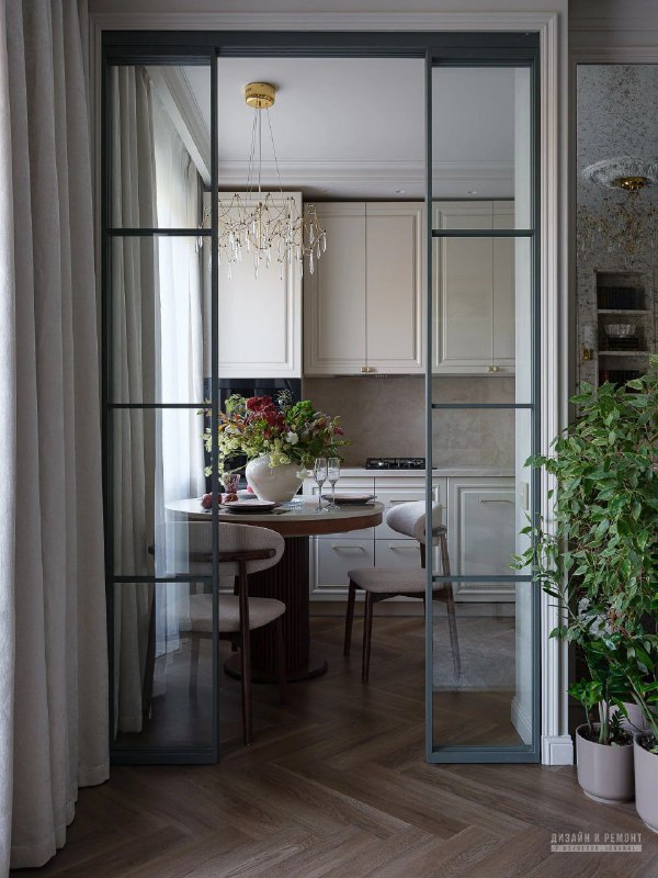 Квартира 69,9 м в доме сталинской эпохи В планировку внесли ряд функциональных изменений перегородку между гостиной и спальней заменили на встроенн... - изображение 2 - пространство, комнаты, дизайн