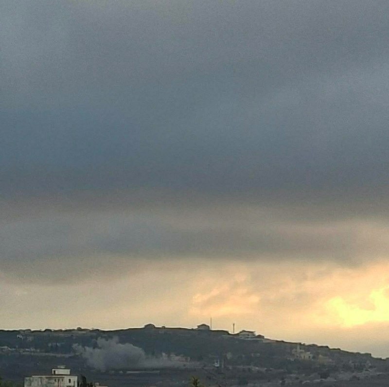 🚨 Artillery bombardment aimed at the outskirts of the town of Bereshit