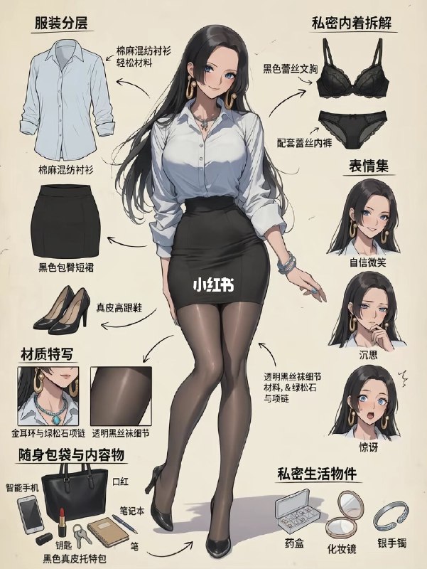 职场白领 日常制服丝袜穿搭#@aigc1024职场白领 日常制服丝袜穿搭#@aigc1024