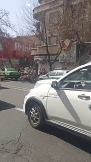הרגע שבו טילי שיוט חולפים על שמי טהראן בוקר ה-9 במרץ
