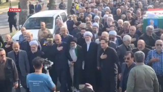 The funeral ceremony of Ayatollah Zain al-Abidin Qurbani in Lahijan.
