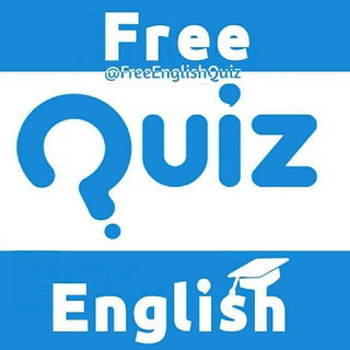 Telegram profile photo for FreeEnglishQuiz اینجا رایگان انگلیسی تست بزن