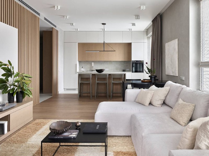 Просторная светлая квартира в этнической стилистике. - изображение 3 - просторная, светлая, квартира