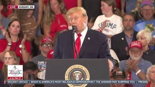 👈 Trump: “We’ve dealt with everything. We’ve fought inflation. We’ve brought prices down dramatically.”