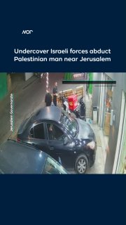נפת ירושלים פרסמה צילומים המציגים את חטיפתו של צעיר פלסטיני על ידי כוחות מסתערבים ישראלים בעיירה ענאתה, צפו…