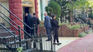 Mitch McConnell is on his way to the Senate Agriculture Committee meeting.