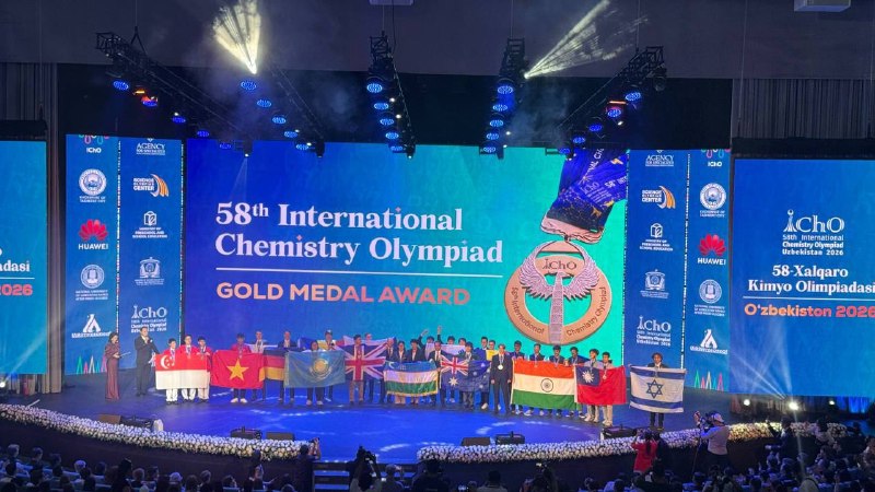 🥇 58-Xalqaro kimyo olimpiadasining oltin medal sohiblari: