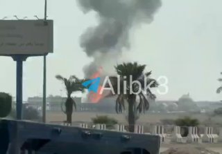 The fire continues to burn at the Aramco refinery in Riyadh