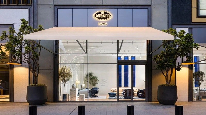 Bugatti и Bentley открыли в Дубае мебельные салоны