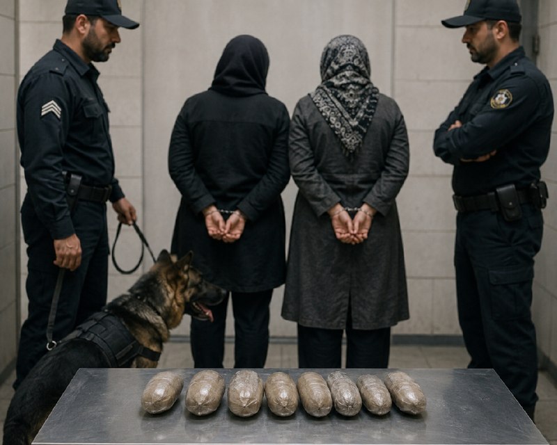 "ودف: 🔴پلیس مواد مخدر تو میانه از ماشین دو خانوم ۳۷ ساله ۷ کیلو تریاک کشف کردن. این ۲ خانوم تریاکا رو توی مقعدشون مخفی کرده بو