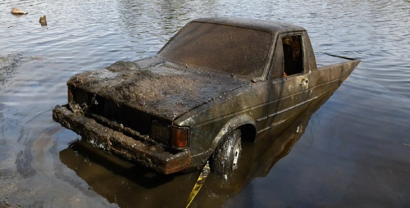 Рыбак выловил 44-летний угнанный Volkswagen