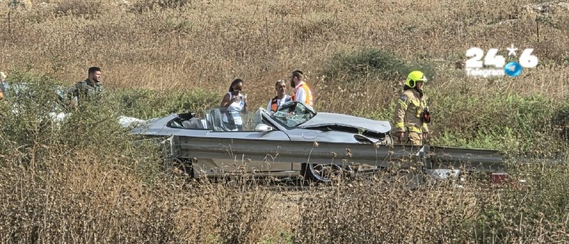 🇮🇱 מדובר בתאונה ברכב ספורט מדגם פורשה 911.
