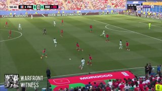 ️🇫🇷🇲🇦️ מבאפה מבקיע את השער הראשון מול מרוקו.