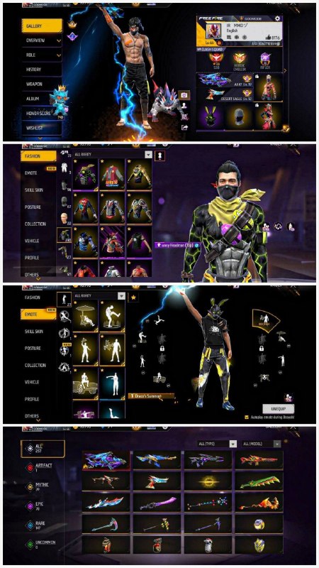 دنیای اکانت فری فایر freefire: 5380. Gh