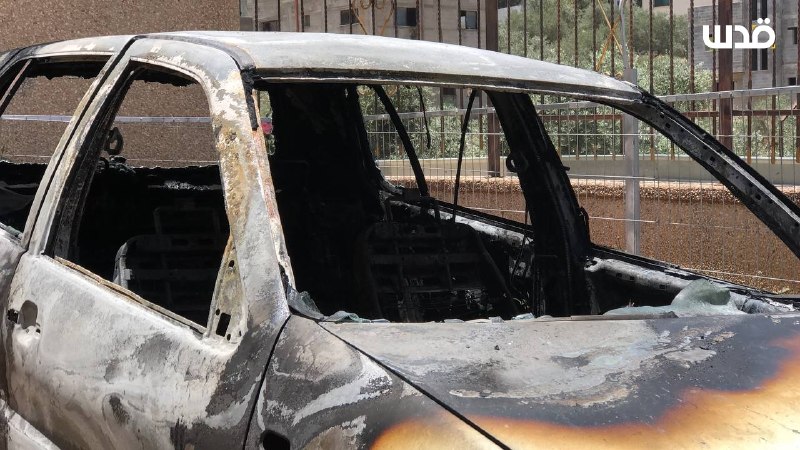 השפעות הפיגוע של מיליציית המתנחלים בכפר אוריף מדרום לשכם אתמול בערב.