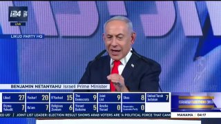 ראש ממשלת ישראל, נתניהו: ברור כי מפלגת הליכוד היא המפלגה הגדולה בישראל.
