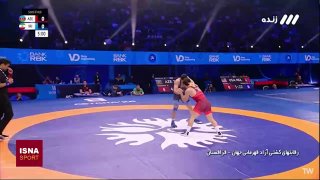 מוחמד נחודי הגיע לגמר אליפות העולם האיראני 79 ק"ג חופשי, מוחמד נחודי, מחזיק בחמש מדליות כסף וארד עולמיות, ע…