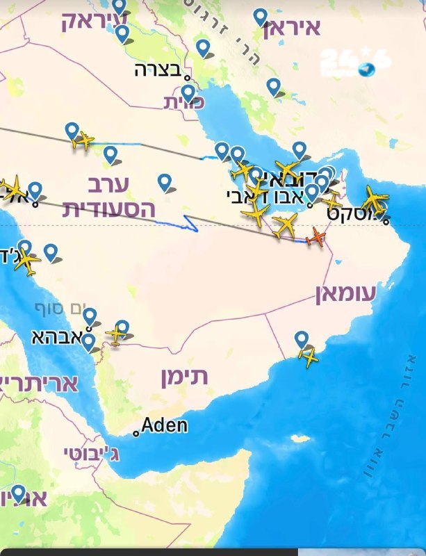 הערכה: ארה"ב תתקוף באיראן הלילה על בסיס תנועת מטוסים